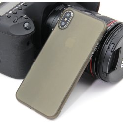 Twincase skal till iPhone X, transparent svart
