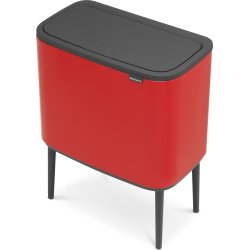 Brabantia BO Touch Bin 36 L, passion red