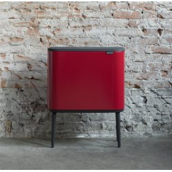 Brabantia BO Touch Bin 36 L, passion red