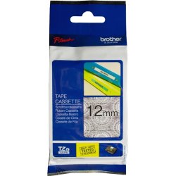 Brother TZe-MPSL31 etikettape, 12 mm, svart på spe
