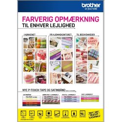 Brother TZe-MPSL31 etikettape, 12 mm, svart på spe