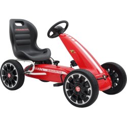 Abarth trampbil med gummidäck, röd