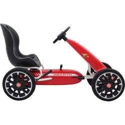 Abarth trampbil med gummidäck, röd