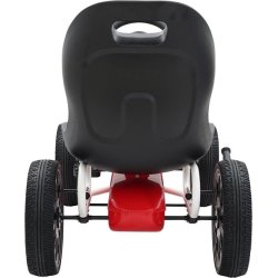 Abarth pedal-Gokart med gummidäck, röd