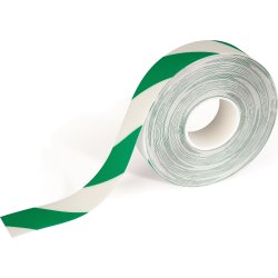 Varningstejp Duraline Strong 30 meter Grön/Vit