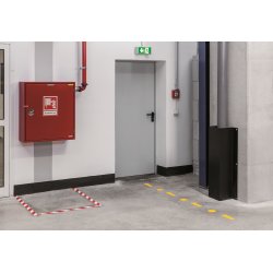 Varningstejp Duraline Strong 30 meter Röd/Vit