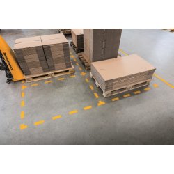 Golvmärkning Durable Kryss Gul