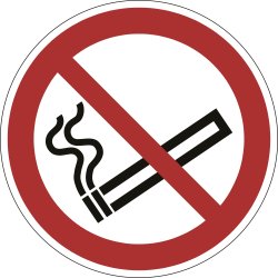 “Rökning förbjuden”-dekal Durable Röd