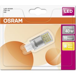 Osram LED Speciallampa G9, 3,8 W = 40 W