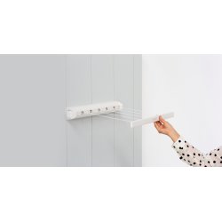 Utdragbar tvättlina Brabantia 22 meter