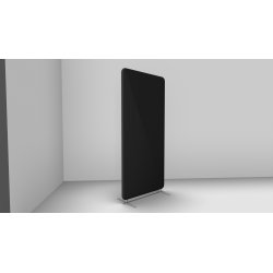 Abstracta softline skærmvæg Mørk grå B80xH170 cm