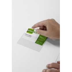 Durable självhäftande ficka, topp, 90x57 mm, 10 st