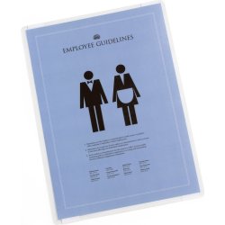 Ficka Durable Självhäft./självlam. A4 10 st