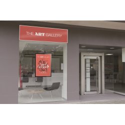 Durable Poster Sun Magnetramme 70 x 100 cm, sort