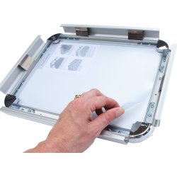 Lomax klickram round, A3, alu