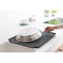 Diskställ och bricka Brabantia Mörkgrå