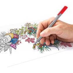 Staedtler Triplus Fineliner 334 Fiberpennor, 20 st