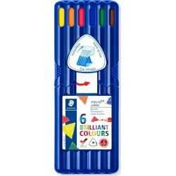Staedtler Ergosoft Jumbo 158 Farveblyanter, 6 stk.
