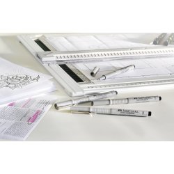 Faber-Castell Ecco Pigment Finepen, 0,6 mm, svart