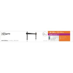 Vogels WALL 3305 Vægbeslag fladt, 40-100", sort