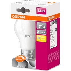 Osram LED standardlampa E27, 10 W = 75 W, dimbar