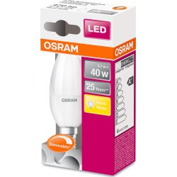 Osram LED Kronljus E14, 6 W = 40 W, dimbar
