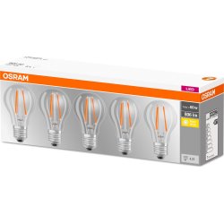 Osram Retro LED Kronljus, klar, E27, 7 W = 60 W, 5