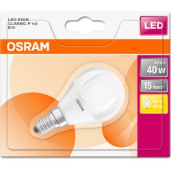 Osram LED Kronepære E14, 6W=40W