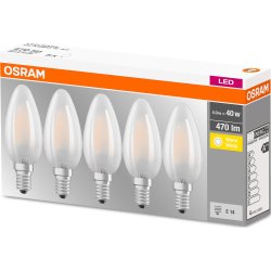 Osram Retro LED Kronljus, matt, E14, 4 W = 40 W, 5