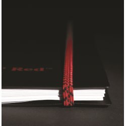 Oxford Black N' Red Anteckningsbok A4, linjerat