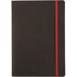 Oxford Black n' Red Soft Anteckningsbok A5, linjer