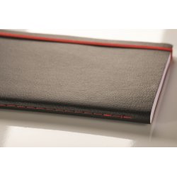 Oxford Black n' Red Soft Anteckningsbok A5, linjer