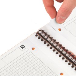 Oxford Int. Notebook Spiralblock A4+, linjerat