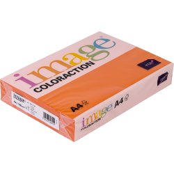 Image Coloraction A4, 160g, 250ark, mørk orange