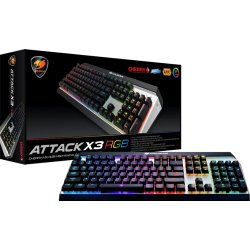 Cougar gaming keyboard Attack X3 RGB (nordisk)