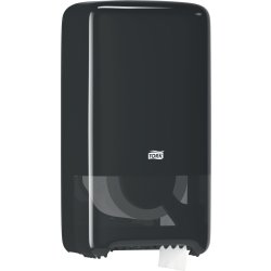 Tork T6 Twin Dispenser toiletpapir, sort
