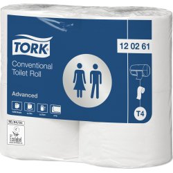 Tork T4 Advanced toiletpapir, 2-lags, 24 ruller