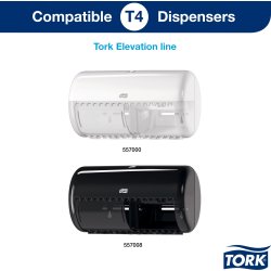 Tork T4 Advanced toiletpapir, 2-lags, 24 ruller