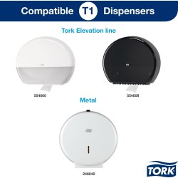 Tork T1 Premium Jumbo toiletpapir, 2-lags