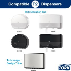 Tork T2 Mini Premium Jumbo toiletpapir, 2-lags