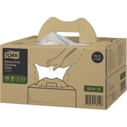 Tork W7 Aftørringsklud kraftig, hvid