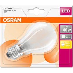 Osram Retro LED-standardlampa, matt, E27, 6 W = 40