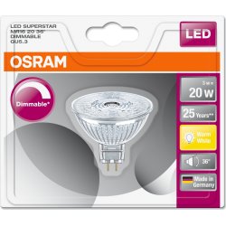 Osram LED spotlight GU5.3, 7,8 W = 50 W, dimbar