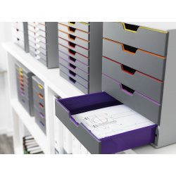 Durable Varicolor skuffekabinet, 5 skuffer