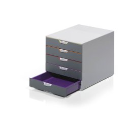 Durable Varicolor skuffekabinet, 5 skuffer