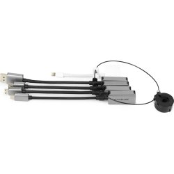 Vivolink Pro HDMI adapter ring, 5 porte, m/kabler