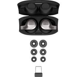 Jabra Evolve 65t trådløst i-øre headset, titansort