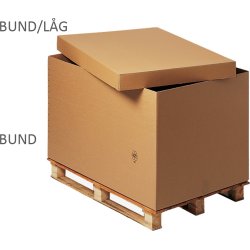 Bund/låg til 1/2 palle container