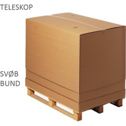 Bund/låg til 1/2 palle container