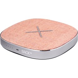 SACKit CHARGEit power bank & trådløs oplader, rose